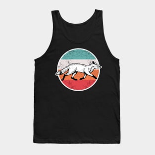 Vintage Retro Fox Tank Top